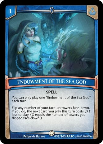 Image for Endowment of the Sea God (ASC-031) (Ascension) - Argent Saga TCG