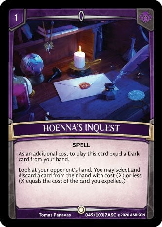 Image for Hoenna's Inquest (ASC-049) (Ascension) - Argent Saga TCG