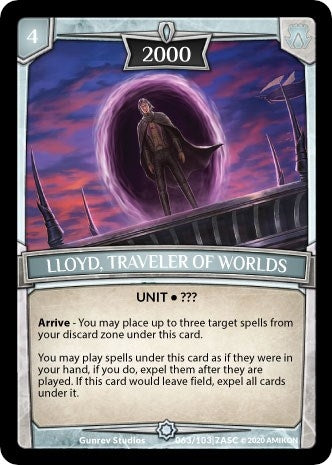 Image for Lloyd, Traveler of Worlds (ASC-063) (Ascension) - Argent Saga TCG