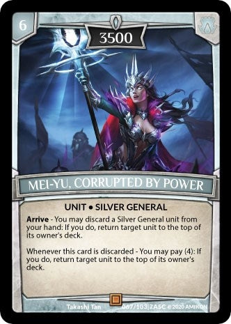 Image for Mei-Yu, Corrupted by Power (ASC-067) (Ascension) - Argent Saga TCG