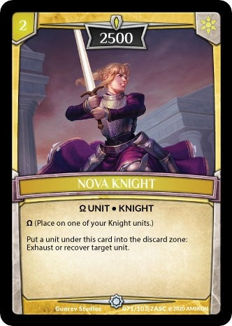 Image for Nova Knight (ASC-071) (Ascension) - Argent Saga TCG
