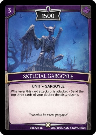 Image for Skeletal Gargoyle (ASC-088) (Ascension) - Argent Saga TCG