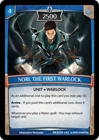 Image for Nori, the First Warlock (PR2020-143) (Argent Saga Promos) - Argent Saga TCG