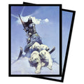 Image for Frazetta Standard Size Deck Protectors Silver Warrior (100-Pack) - Card Sleeves