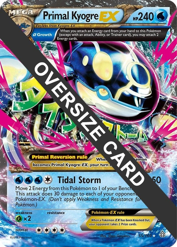 Image for Primal Kyogre EX (055/160) (PR) - Pokemon