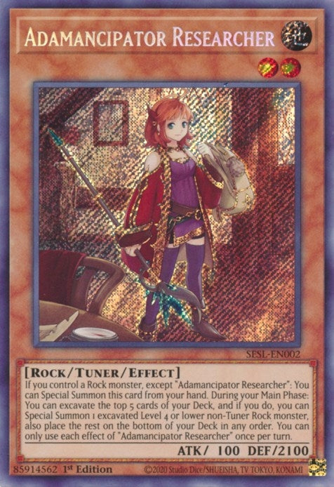 Image for Adamancipator Researcher (SESL-EN002) (SESL) - YuGiOh