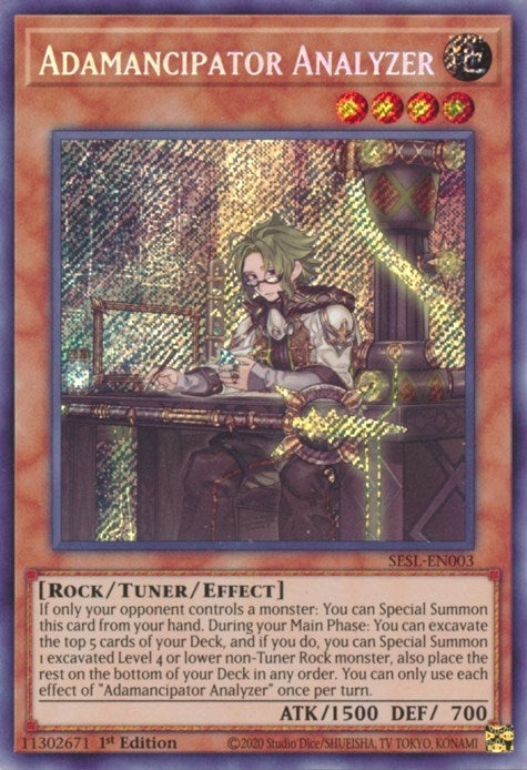 Image for Adamancipator Analyzer (SESL-EN003) (SESL) - YuGiOh