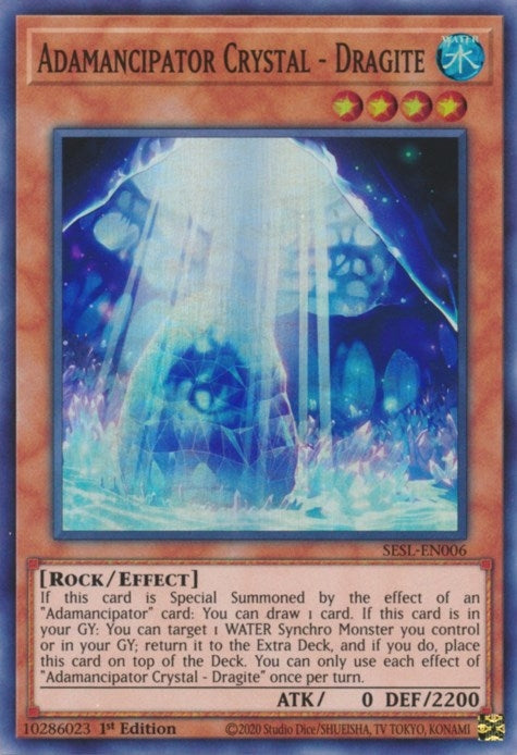Image for Adamancipator Crystal - Dragite (SESL-EN006) (SESL) - YuGiOh