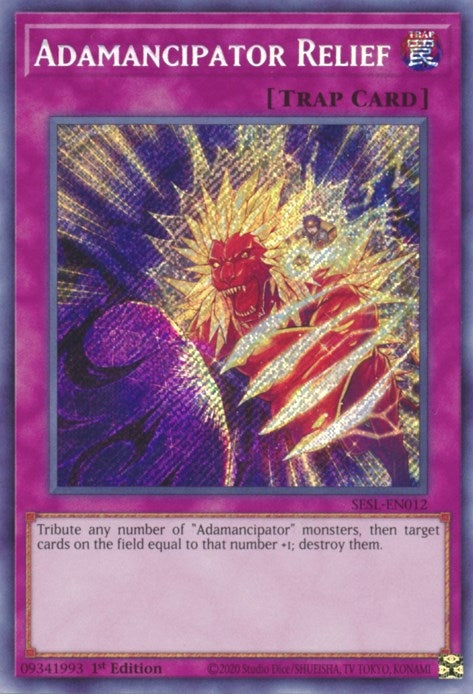 Image for Adamancipator Relief (SESL-EN012) (SESL) - YuGiOh
