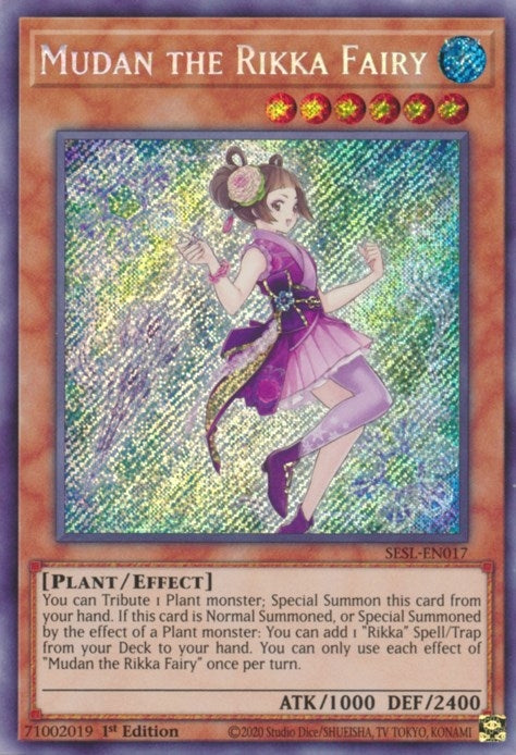 Image for Mudan the Rikka Fairy (SESL-EN017) (SESL) - YuGiOh