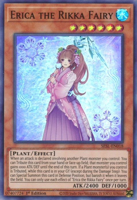 Image for Erica the Rikka Fairy (SESL-EN018) (SESL) - YuGiOh