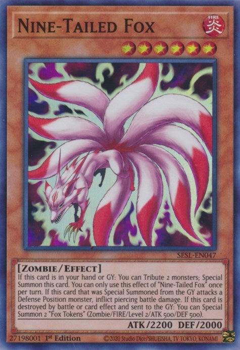 Image for Nine-Tailed Fox (SESL-EN047) (SESL) - YuGiOh