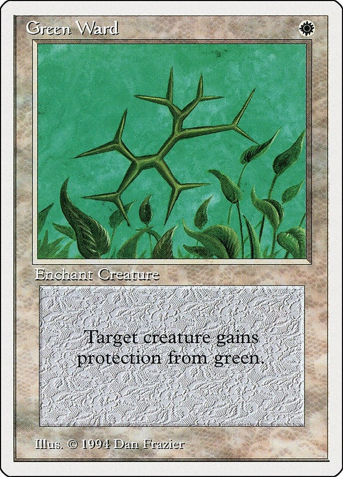 Image for Green Ward (20) (Summer Magic) - Magic: The Gathering