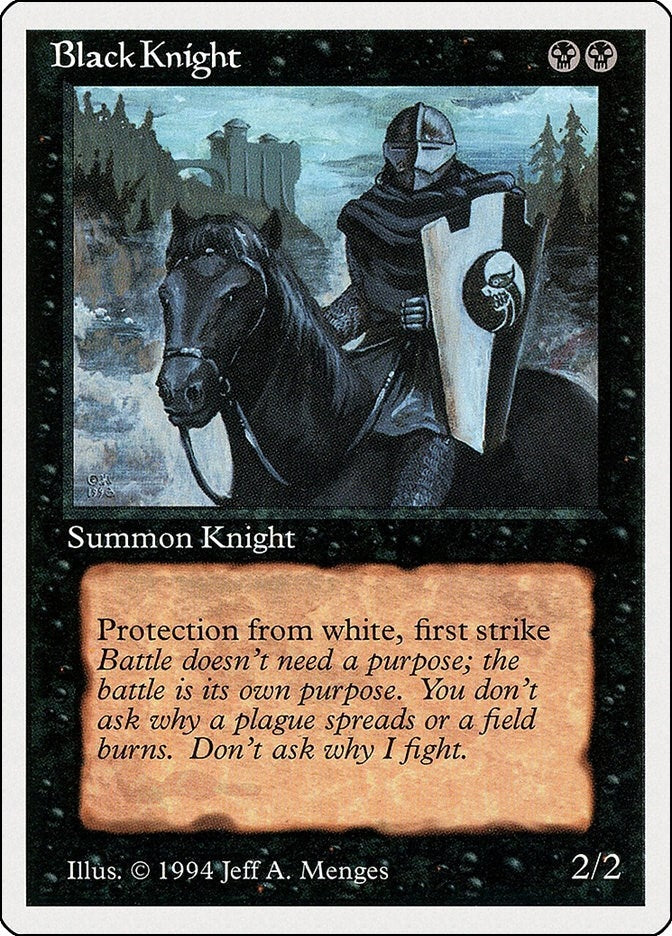 Image for Black Knight (95) (Summer Magic) - Magic: The Gathering