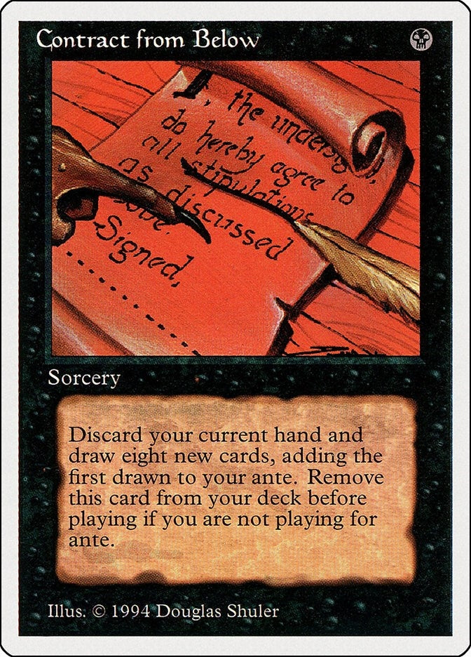Image for Contract from Below (97) (Summer Magic) - Magic: The Gathering