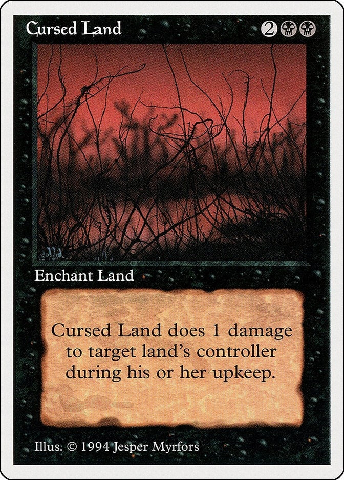Image for Cursed Land (98) (Summer Magic) - Magic: The Gathering
