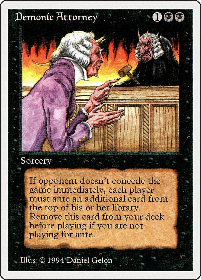 Image for Demonic Attorney (103) (Summer Magic) - Magic: The Gathering
