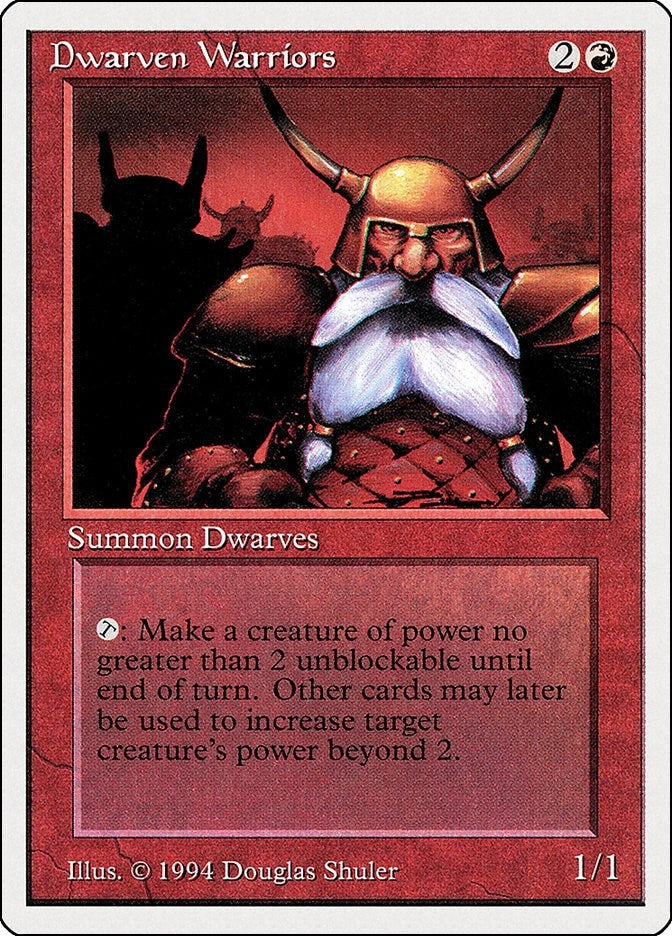 Image for Dwarven Warriors (144) (Summer Magic) - Magic: The Gathering