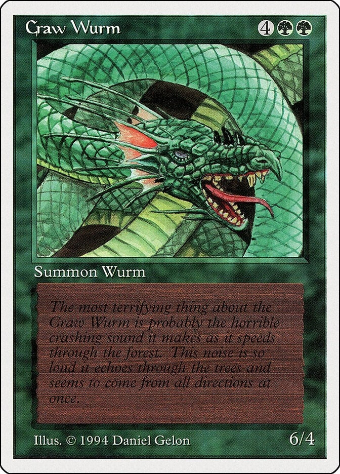 Image for Craw Wurm (190) (Summer Magic) - Magic: The Gathering