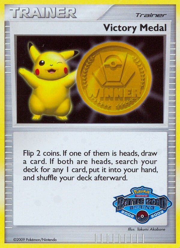 Image for Victory Medal - 2008-2009 (Battle Road Spring) (PR) - Pokemon