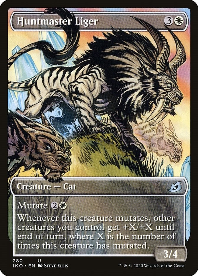 Image for Huntmaster Liger (Showcase) (280) (Ikoria: Lair of Behemoths) - Magic: The Gathering