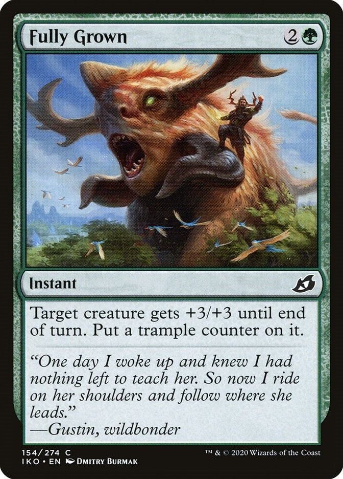 Image for Fully Grown (154) (Ikoria: Lair of Behemoths) - Magic: The Gathering