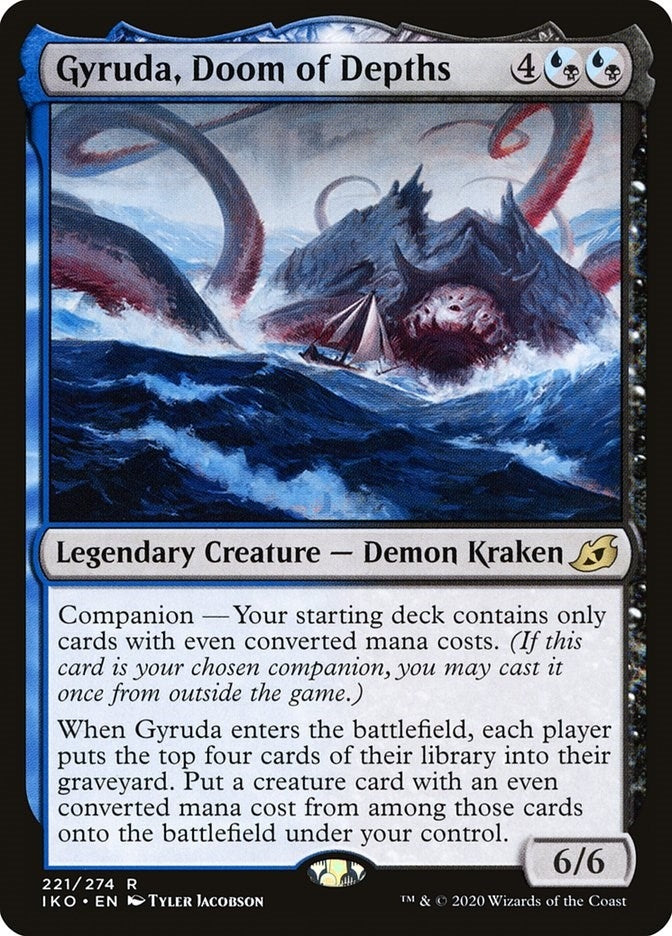 Image for Gyruda, Doom of Depths (221) (Ikoria: Lair of Behemoths) - Magic: The Gathering
