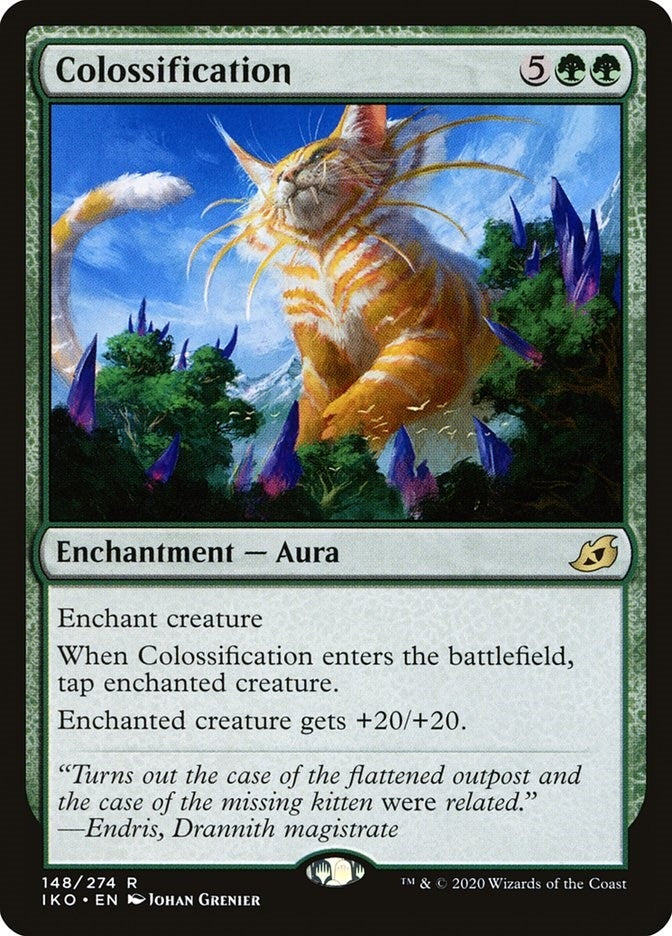 Image for Colossification (148) (Ikoria: Lair of Behemoths) - Magic: The Gathering