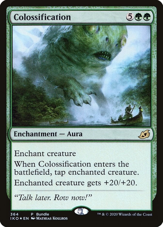Image for Colossification (IKO Bundle) (364) (Unique and Miscellaneous Promos) - Magic: The Gathering