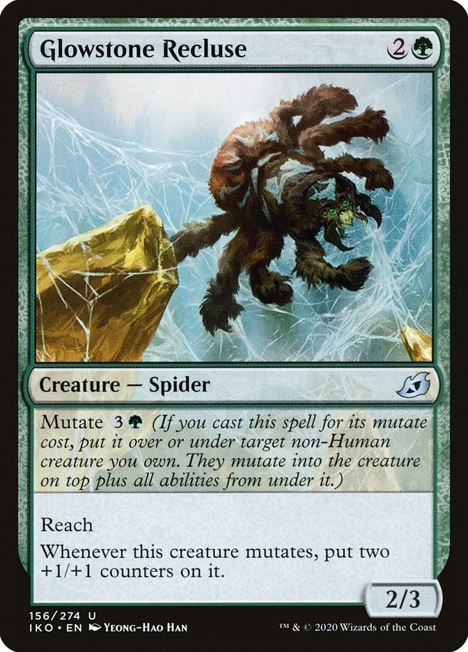 Image for Glowstone Recluse (156) (Ikoria: Lair of Behemoths) - Magic: The Gathering