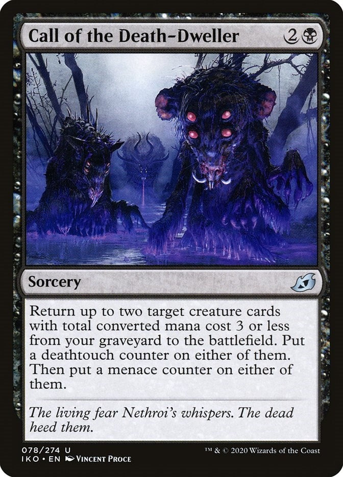 Image for Call of the Death-Dweller (78) (Ikoria: Lair of Behemoths) - Magic: The Gathering