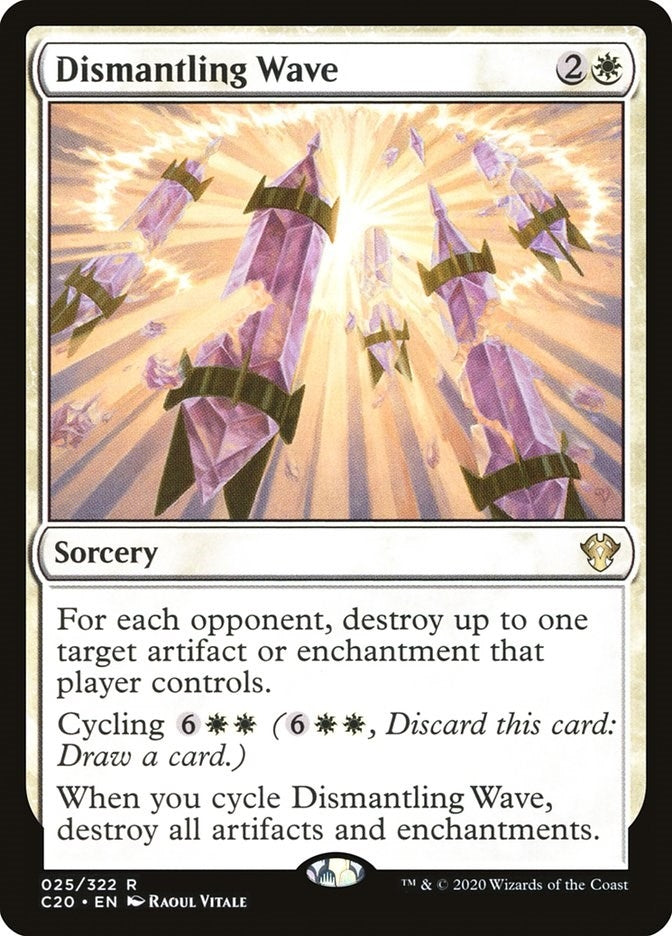 Image for Dismantling Wave (25) (Commander 2020) - Magic: The Gathering