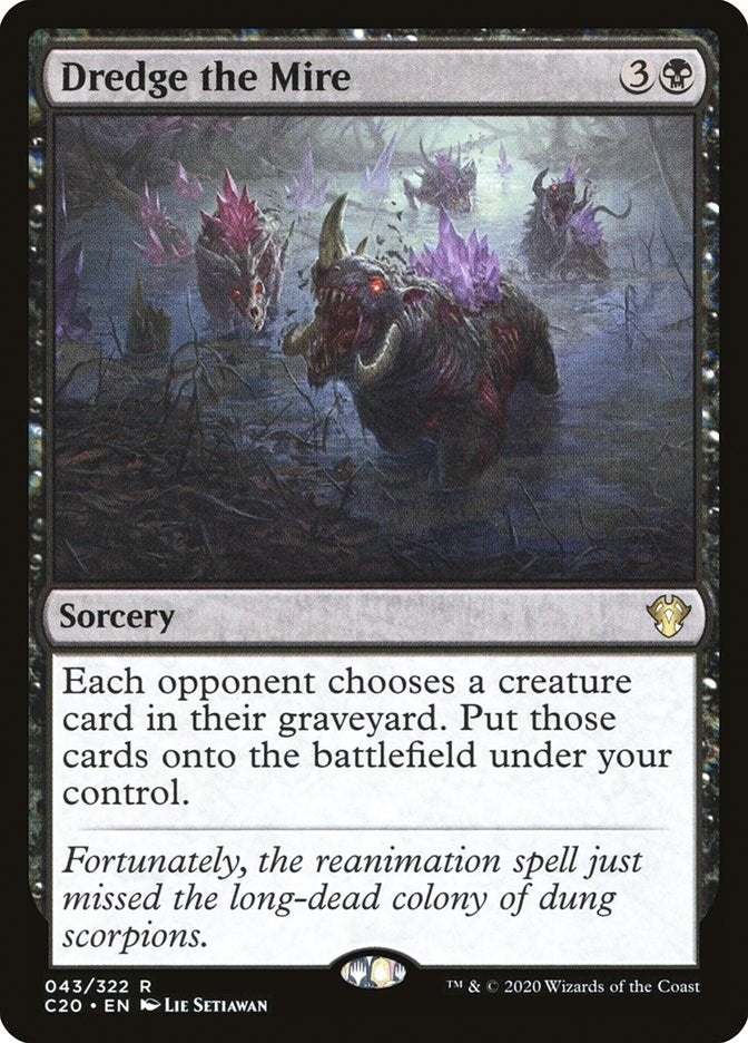Image for Dredge the Mire (43) (Commander 2020) - Magic: The Gathering