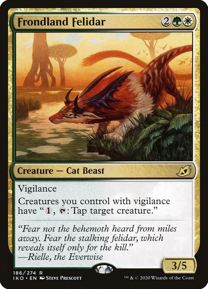 Image for Frondland Felidar (186) (Ikoria: Lair of Behemoths) - Magic: The Gathering
