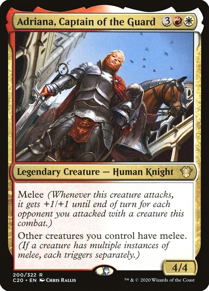 Image for Adriana, Captain of the Guard (200) (Commander 2020) - Magic: The Gathering