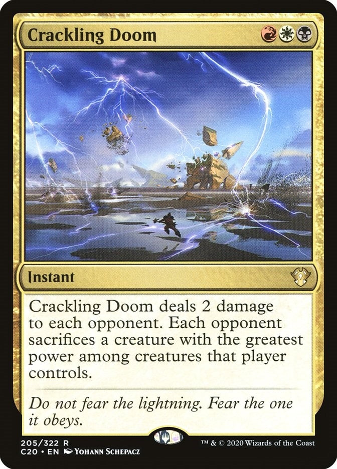 Image for Crackling Doom (205) (Commander 2020) - Magic: The Gathering