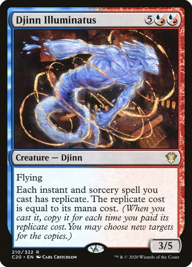 Image for Djinn Illuminatus (210) (Commander 2020) - Magic: The Gathering