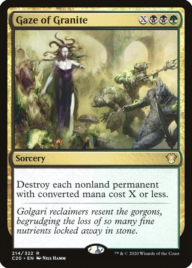 Image for Gaze of Granite (214) (Commander 2020) - Magic: The Gathering