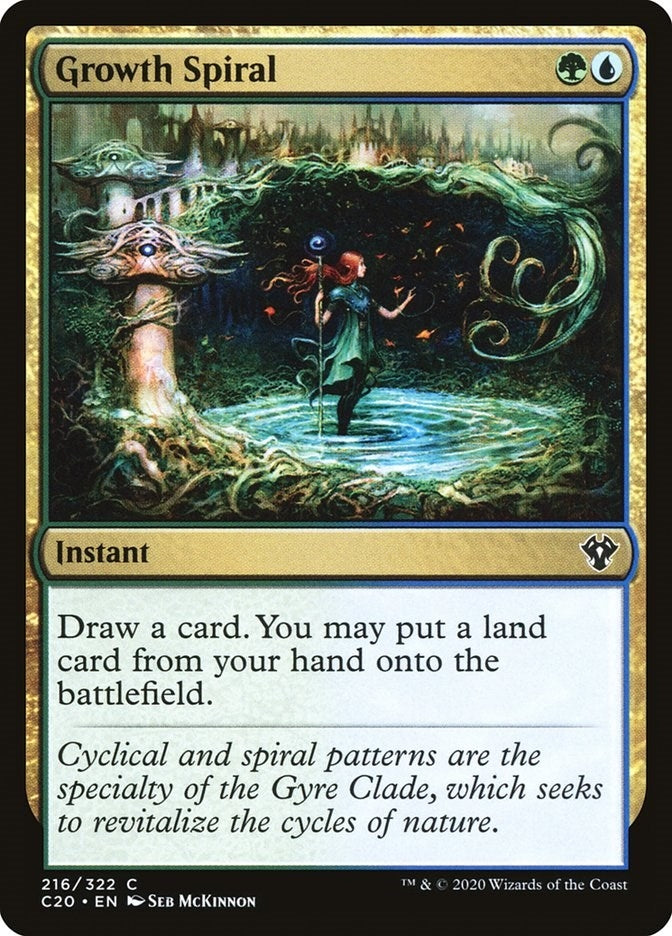 Image for Growth Spiral (216) (Commander 2020) - Magic: The Gathering