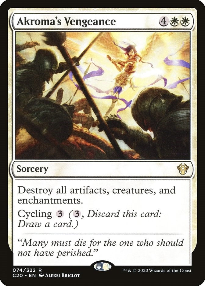 Image for Akroma's Vengeance (74) (Commander 2020) - Magic: The Gathering