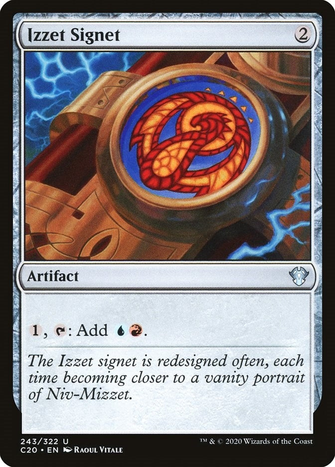 Image for Izzet Signet (243) (Commander 2020) - Magic: The Gathering