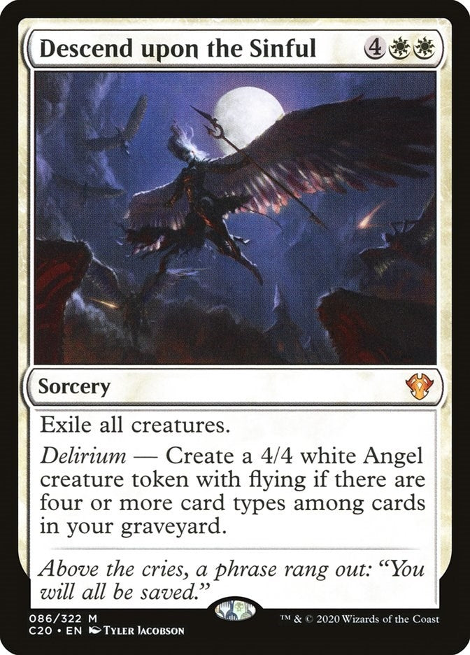 Image for Descend upon the Sinful (86) (Commander 2020) - Magic: The Gathering