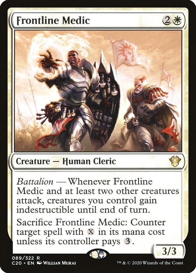 Image for Frontline Medic (89) (Commander 2020) - Magic: The Gathering