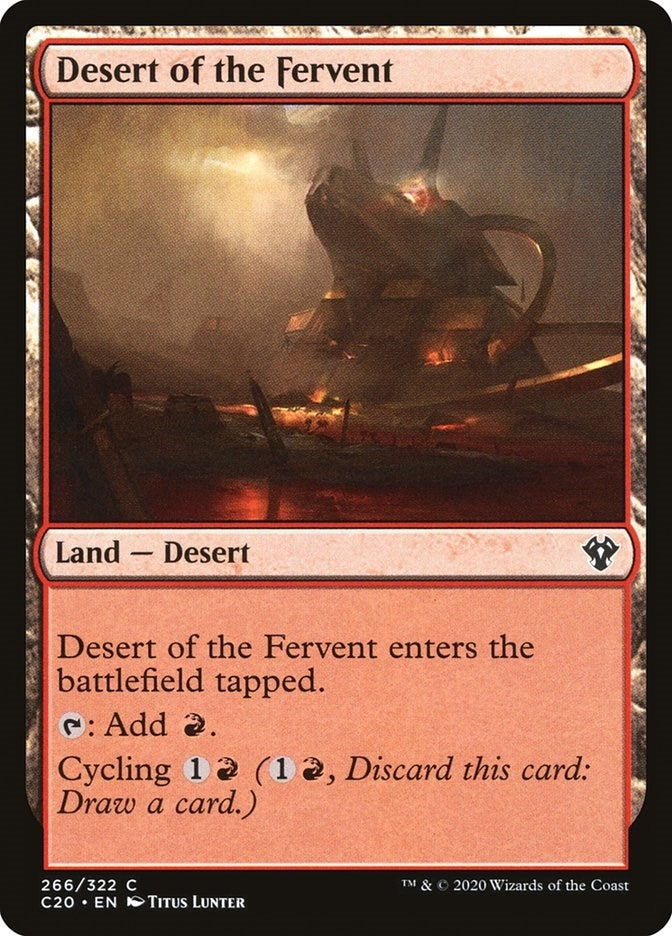 Image for Desert of the Fervent (266) (Commander 2020) - Magic: The Gathering
