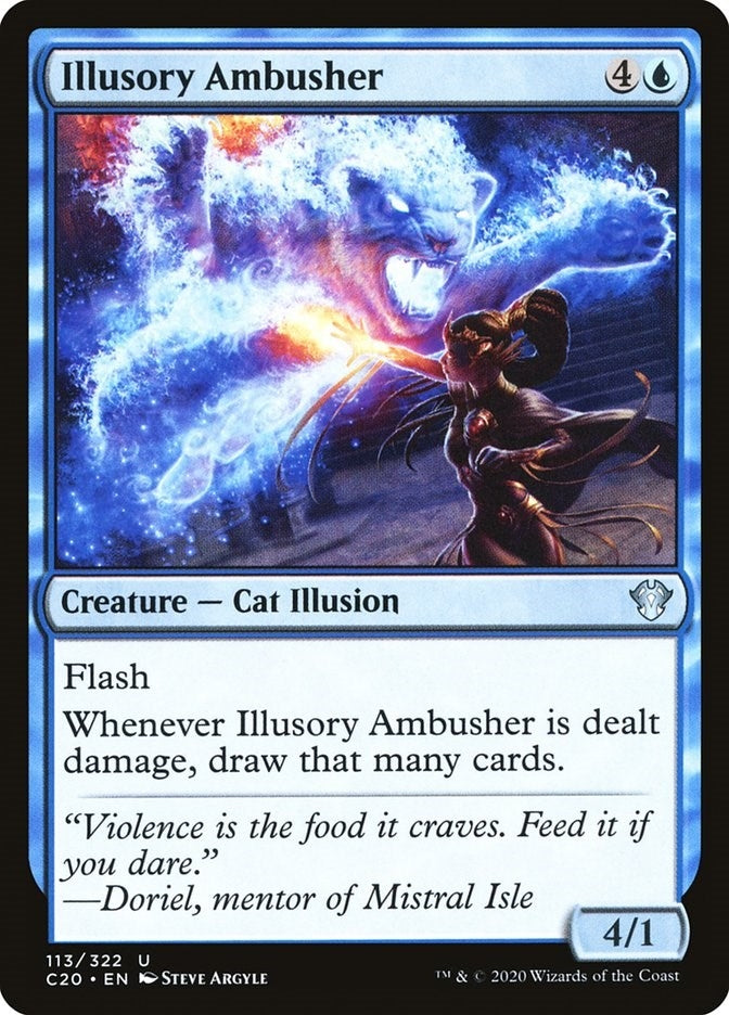 Image for Illusory Ambusher (113) (Commander 2020) - Magic: The Gathering