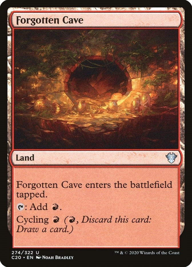 Image for Forgotten Cave (274) (Commander 2020) - Magic: The Gathering