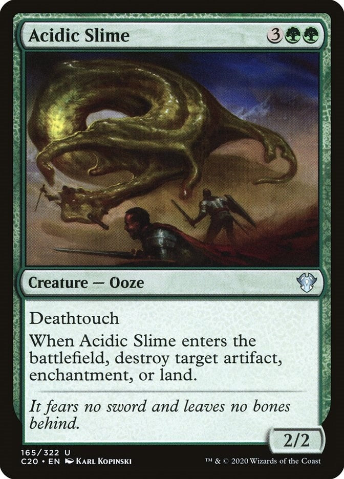 Image for Acidic Slime (165) (Commander 2020) - Magic: The Gathering
