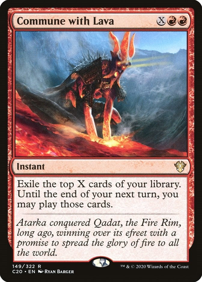 Image for Commune with Lava (149) (Commander 2020) - Magic: The Gathering