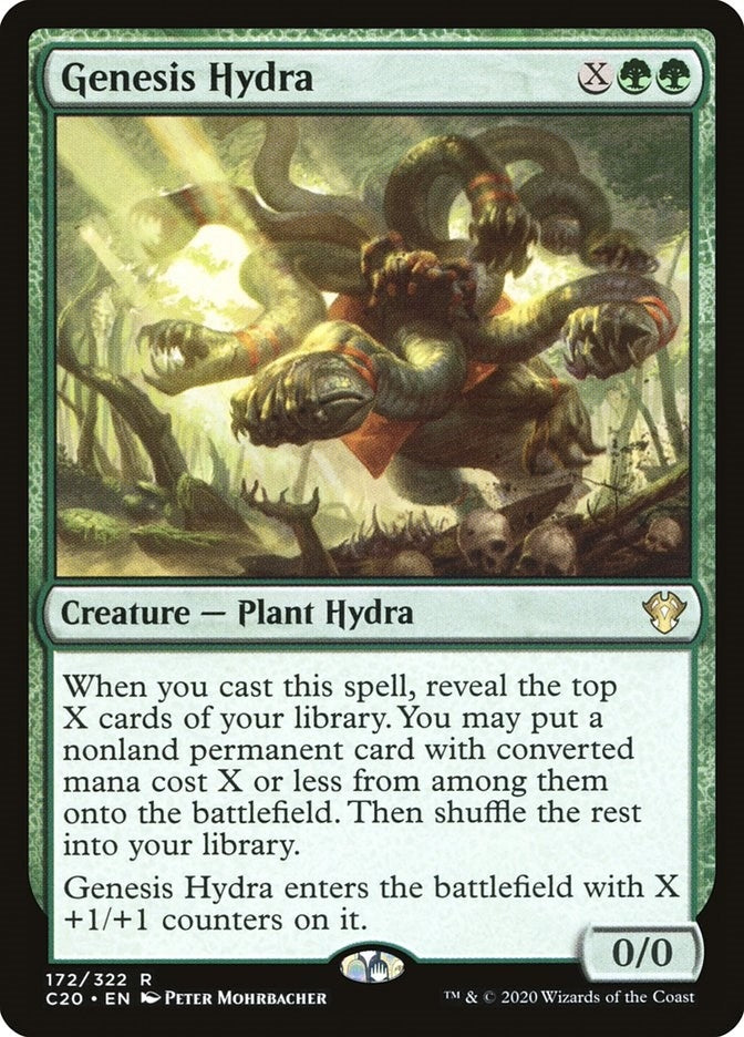 Image for Genesis Hydra (172) (Commander 2020) - Magic: The Gathering