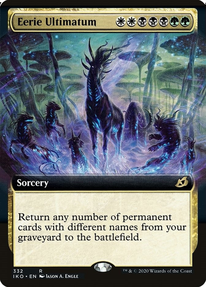 Image for Eerie Ultimatum (Extended Art) (332) (Ikoria: Lair of Behemoths) - Magic: The Gathering